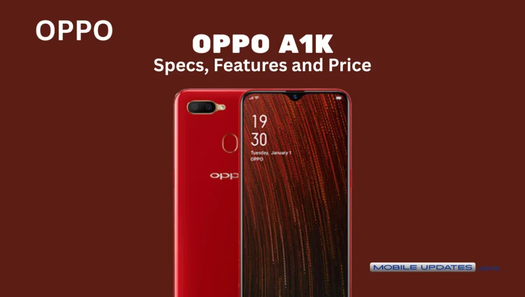 Oppo A1K
