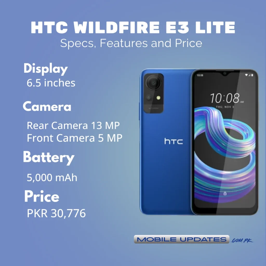 HTC Wildfire E3 Lite