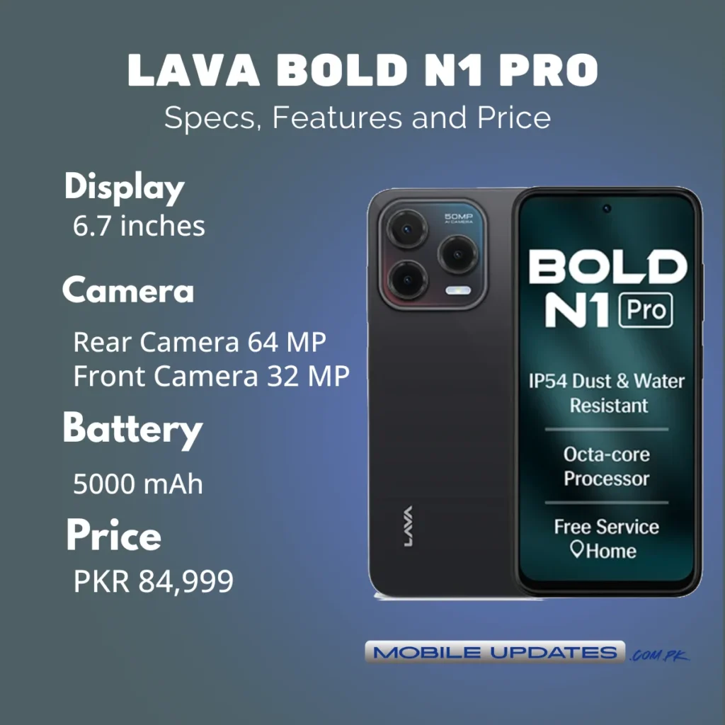 Lava Bold N1 Pro