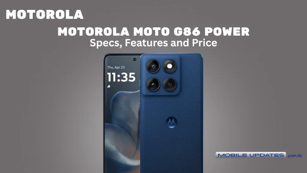 Motorola Moto G86 Power