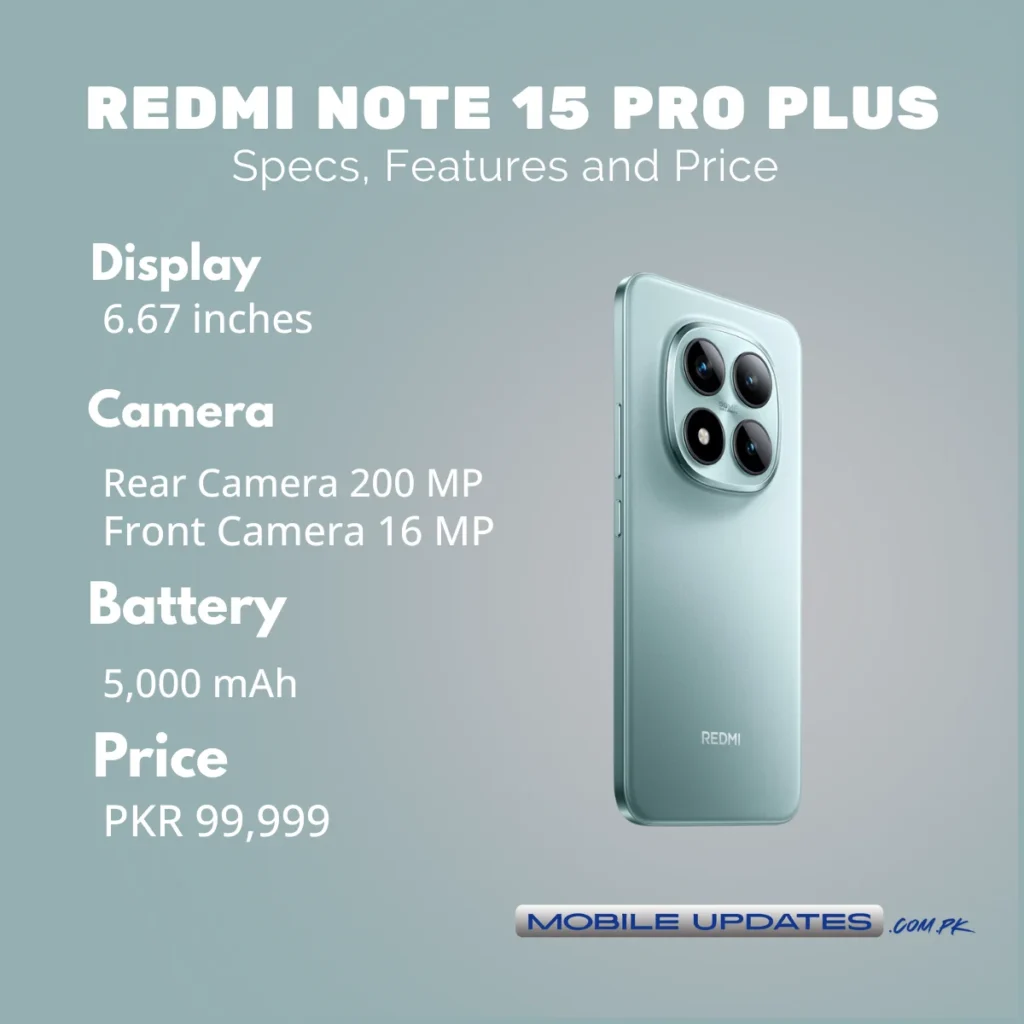 Redmi Note 15 Pro plus