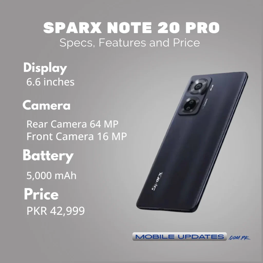 Sparx Note 20 Pro