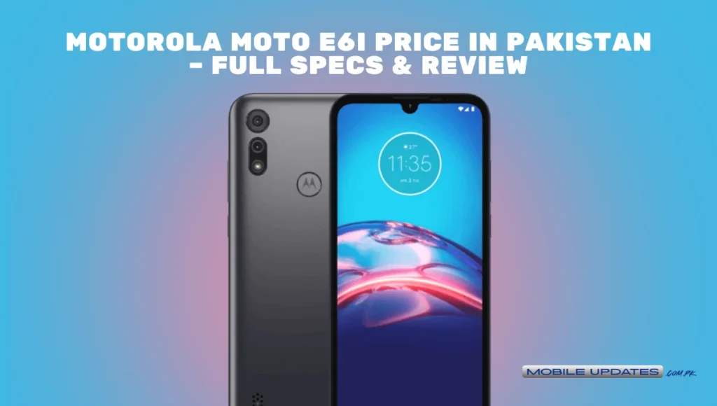 Motorola Moto E6i