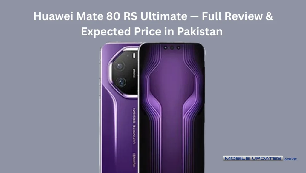Huawei Mate 80 RS Ultimate