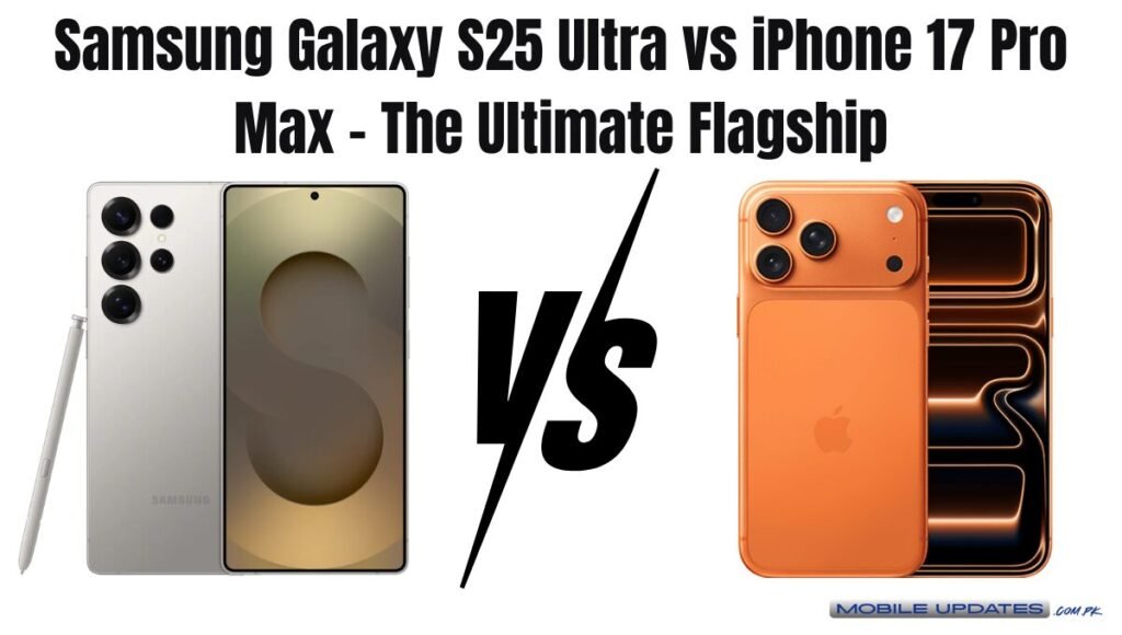 Current image: Samsung Galaxy S25 Ultra vs iPhone 17 Pro Max – The Ultimate Flagship Battle for Pakistan